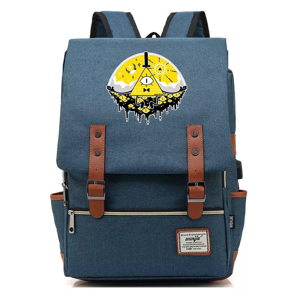 Anime Gravity Falls #2 Cosplay Canvas Travel Backpack School Bag Back Pack