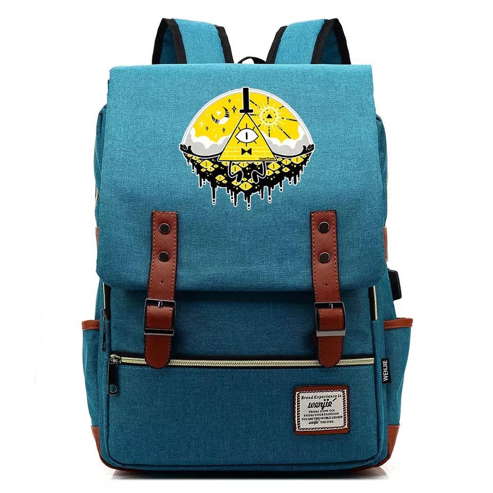 Anime Gravity Falls #2 Cosplay Canvas Travel Backpack School Bag Back Pack