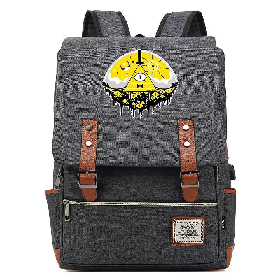 Anime Gravity Falls #2 Cosplay Canvas Travel Backpack School Bag Back Pack