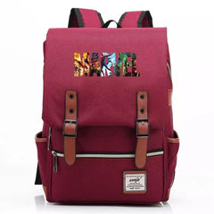 Marvel Comics Canvas Travel Backpack Notebook School Bag