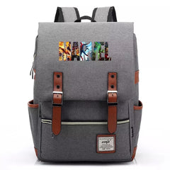 Marvel Comics Canvas Travel Backpack Notebook School Bag