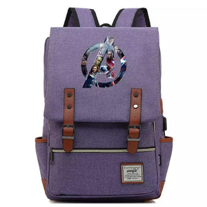 Avengers Infinity War Canvas Travel Backpack School Notebook Bag