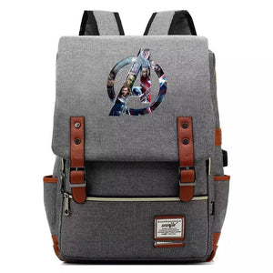 Avengers Infinity War Canvas Travel Backpack School Notebook Bag
