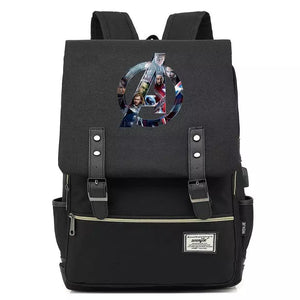 Avengers Infinity War Canvas Travel Backpack School Notebook Bag