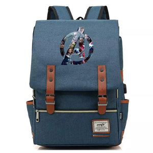 Avengers Infinity War Canvas Travel Backpack School Notebook Bag