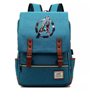 Avengers Infinity War Canvas Travel Backpack School Notebook Bag
