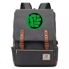 The Incredible Hulk Canvas Travel Backpack School Notebook Bag