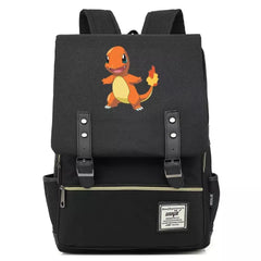 Pokemon Charmander Canvas Travel Backpack School Notebook Bag