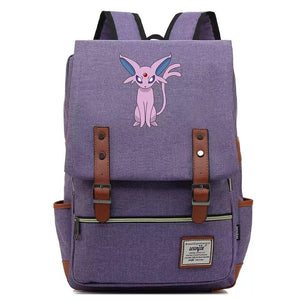 Pokemon Umbreon Canvas Travel Backpack School Notebook Bag