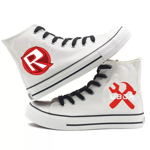 Game Roblox Wbor High Tops Casual Canvas Shoes Unisex Sneakers