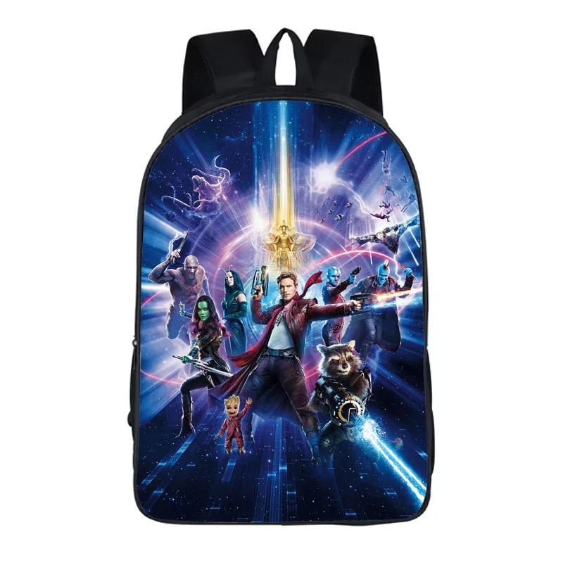 Guardians of the Galaxy Cosplay Backpack School Notebook Bag