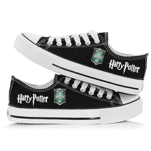 Harry Potter Slytherin Cosplay Shoes Canvas Sneakers For Kids