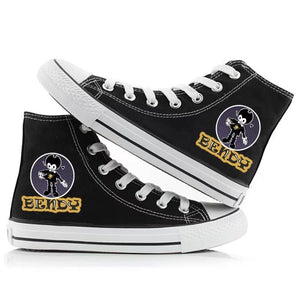 Bendy #1 High Tops Casual Canvas Shoes Unisex Sneakers