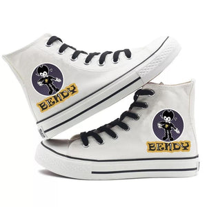 Bendy #1 High Tops Casual Canvas Shoes Unisex Sneakers