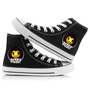 Bendy #2 High Tops Casual Canvas Shoes Unisex Sneakers