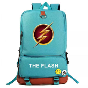 The Flash Superhero School Bags Water Proof Notebook Backpacks
