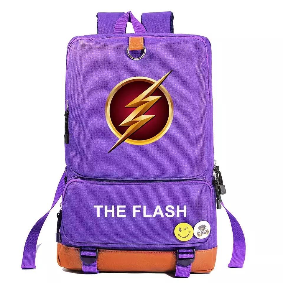 The Flash Superhero School Bags Water Proof Notebook Backpacks