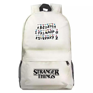 Stranger Things Alphabet Cosplay Backpack School Bag Water Proof