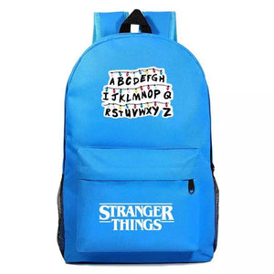 Stranger Things Alphabet Cosplay Backpack School Bag Water Proof