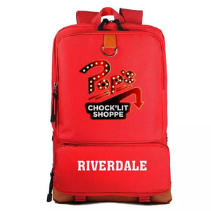 Riverdale Pop's Chock Lit Shoppe School Bags Water Proof Notebook Backpacks