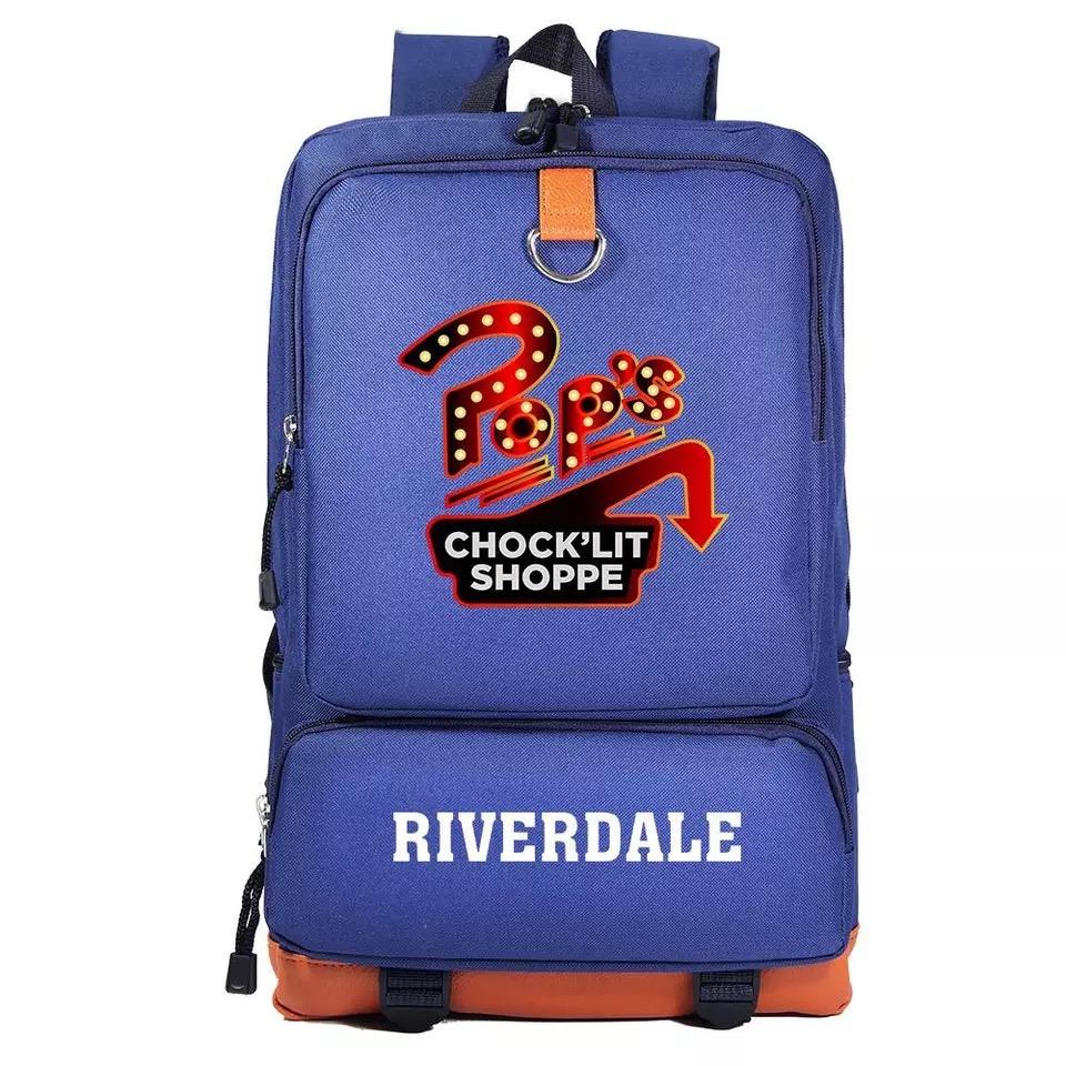 Riverdale Pop's Chock Lit Shoppe School Bags Water Proof Notebook Backpacks