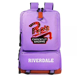 Riverdale Pop's Chock Lit Shoppe School Bags Water Proof Notebook Backpacks