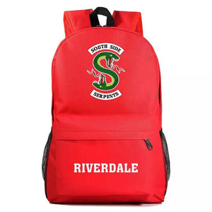 Riverdale South Side Serpents Cosplay Backpack School Bag Water Proof