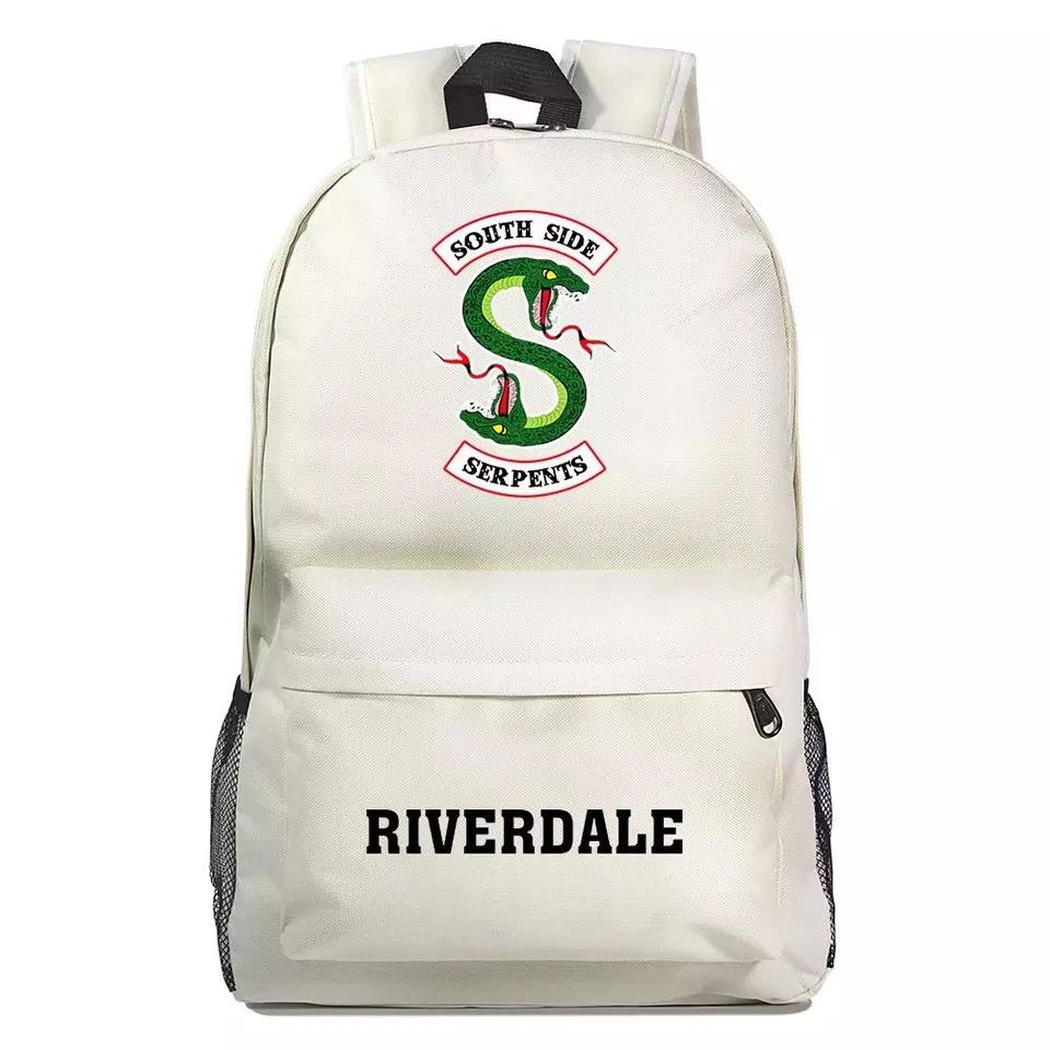 Riverdale South Side Serpents Cosplay Backpack School Bag Water Proof