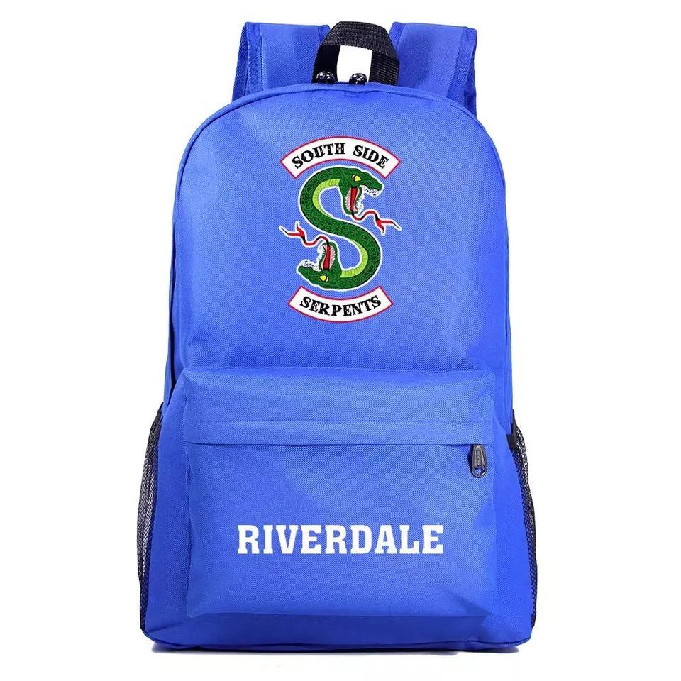 Riverdale South Side Serpents Cosplay Backpack School Bag Water Proof