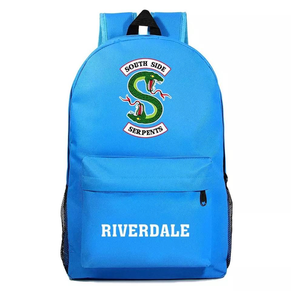 Riverdale South Side Serpents Cosplay Backpack School Bag Water Proof