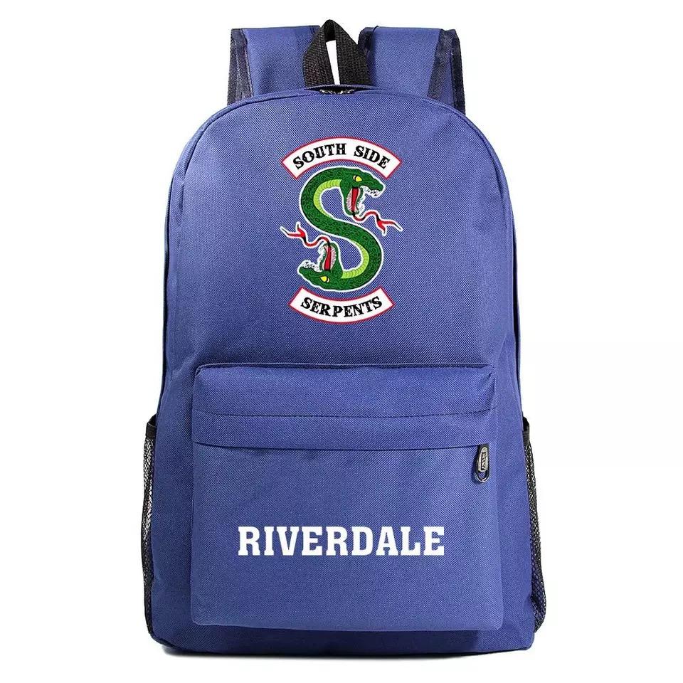 Riverdale South Side Serpents Cosplay Backpack School Bag Water Proof