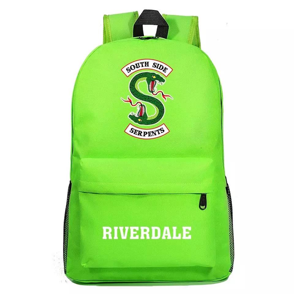 Riverdale South Side Serpents Cosplay Backpack School Bag Water Proof
