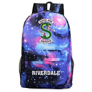 Riverdale South Side Serpents Cosplay Backpack School Bag Water Proof