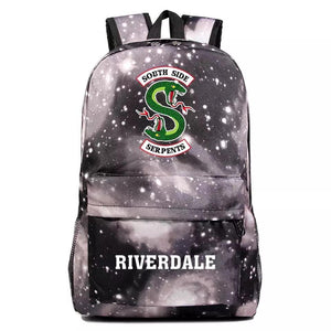 Riverdale South Side Serpents Cosplay Backpack School Bag Water Proof