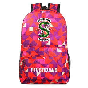Riverdale South Side Serpents Cosplay Backpack School Bag Water Proof