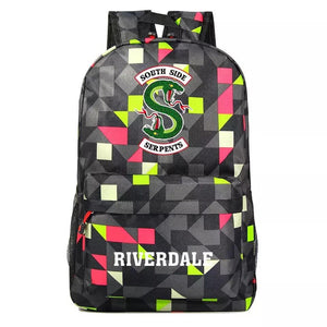 Riverdale South Side Serpents Cosplay Backpack School Bag Water Proof