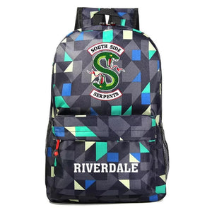 Riverdale South Side Serpents Cosplay Backpack School Bag Water Proof
