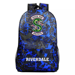 Riverdale South Side Serpents Cosplay Backpack School Bag Water Proof