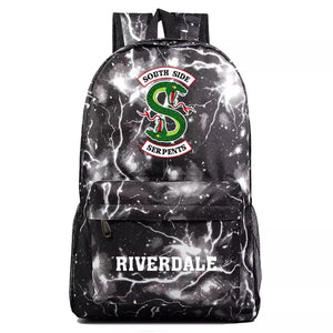 Riverdale South Side Serpents Cosplay Backpack School Bag Water Proof
