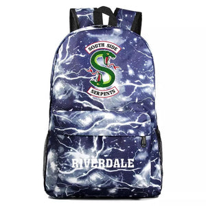 Riverdale South Side Serpents Cosplay Backpack School Bag Water Proof