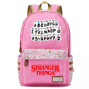 Stranger Things Canvas Travel Backpack School Bag