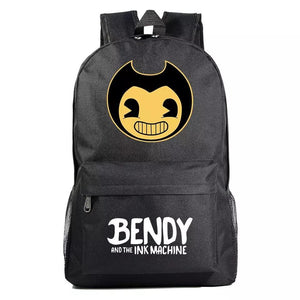 Bendy Cosplay Backpack School Bag Water Proof
