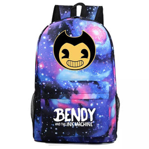 Bendy Cosplay Backpack School Bag Water Proof