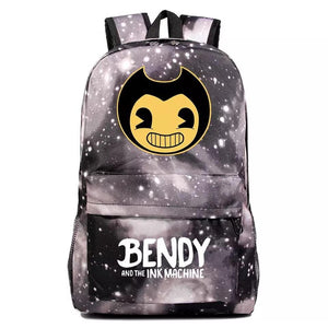 Bendy Cosplay Backpack School Bag Water Proof