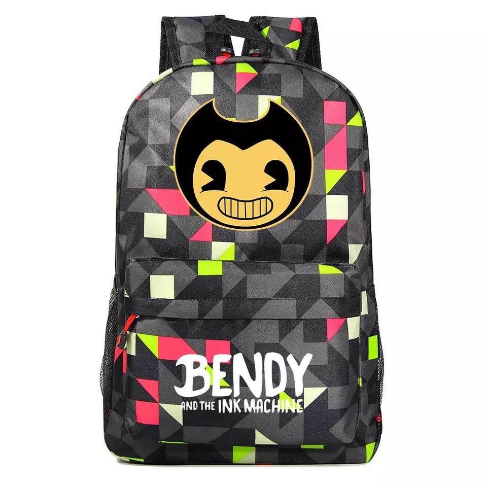 Bendy Cosplay Backpack School Bag Water Proof
