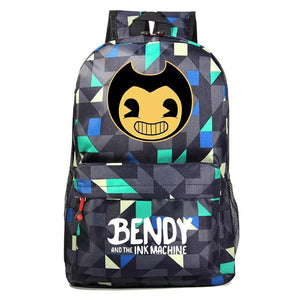 Bendy Cosplay Backpack School Bag Water Proof