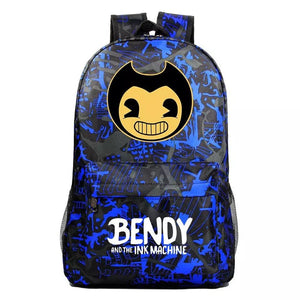 Bendy Cosplay Backpack School Bag Water Proof