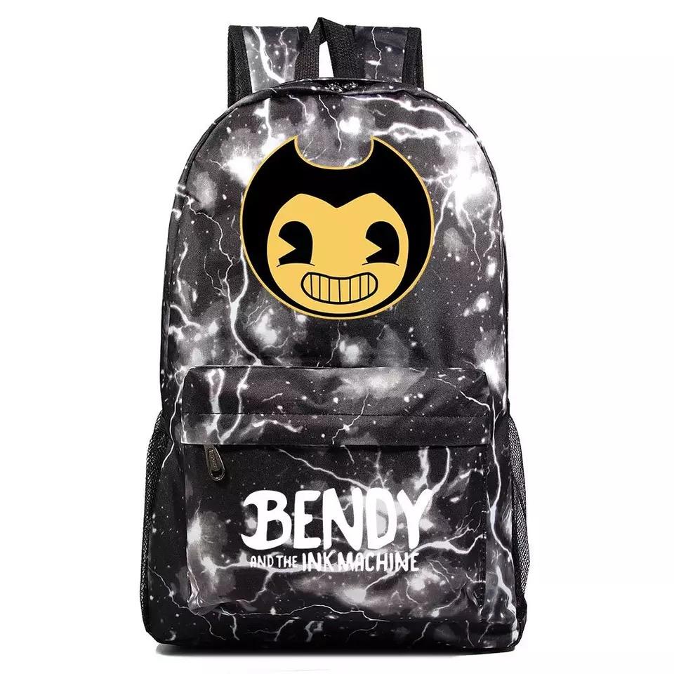 Bendy Cosplay Backpack School Bag Water Proof