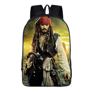 Pirates of the Caribbean #4 Backpack School Sports Bag