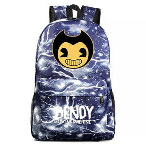 Bendy Cosplay Backpack School Bag Water Proof